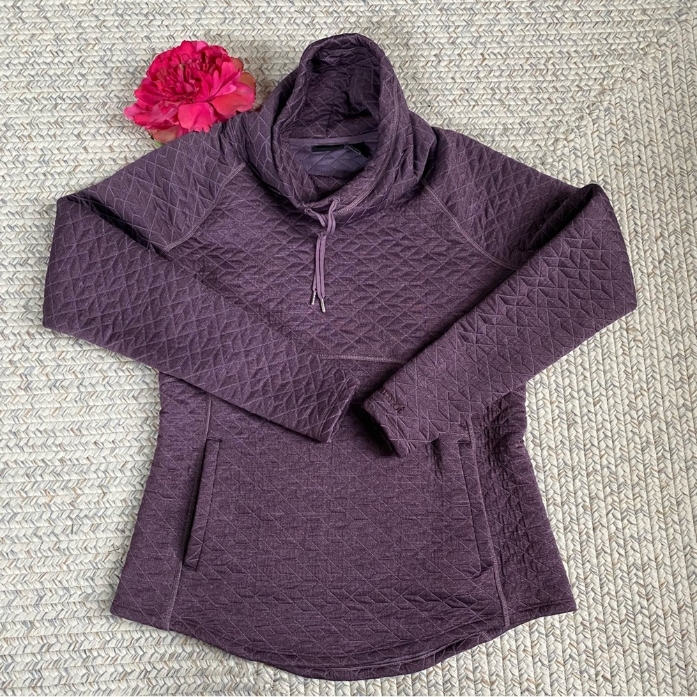 Marmot Quilted Pullover W turtleneck | Color:Purple | Size:L |